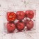 Set of balls plastic D-6 cm, 6 pcs "Diodorus Disco Shine" red