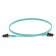 Panduit fx2llnlnsnm002 2x50/125 OM3 LC duplex-LC duplex 2M LSZH Aquamarine
