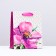 Gift package "Beautiful flower", purple, 18 x 22.3 x 10 cm