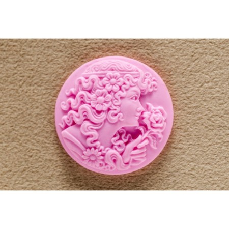 Silicone Mold No. 108 "Lady" 27x27mm