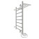 The electric heated towel "Sanprise" Aurora P8, 500x800 mm, left, white