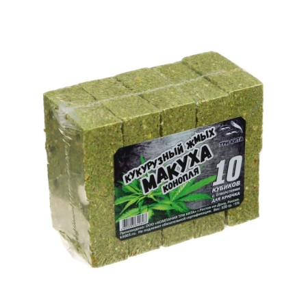 Crust of corn cake, with a hole, the taste of hemp, 10 pcs, 320 g