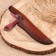 Scabbard - a knife cover, under a blade up to 14.5 x 4 cm, brown