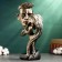 Figure "couple in love - Youth" black with gold, 30cm