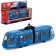 Metal tram with an accordion 19 cm, light and sound effects, inertial