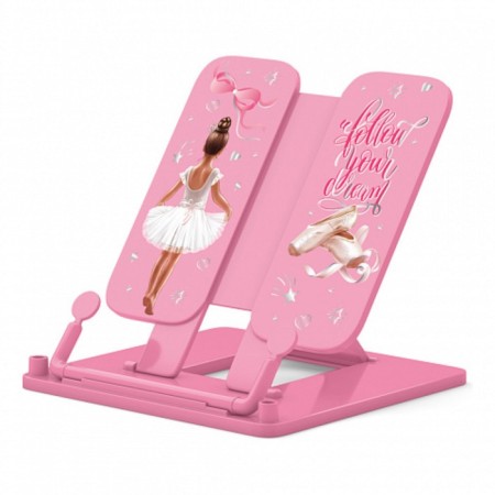 Book stand plastic Erichkrause Pointes, pink