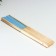 Fan bamboo, textiles h = 21 cm "monocet" in a box, gently blue