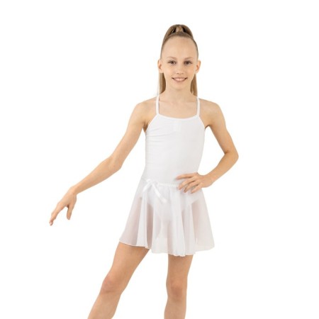 Skirt Solnz for gymnastics and dancing Grace Dance, p. 36-38, white color-1