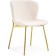 Stool on the Basket Metal Carcass Metal/Building Fabric, Gold/White 50x52x79 cm
