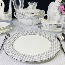 Set of plates Lenardi Earl Grey, D = 27 cm, 6 pcs