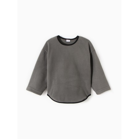 Svitshot Children's Minaku: Fleece Soft, Graphite color, height 134 cm