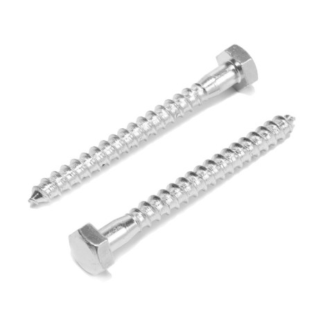 Bolt Stroybat, "Capercaillie", plumbing, Din571, M10x100 mm, 2 pcs