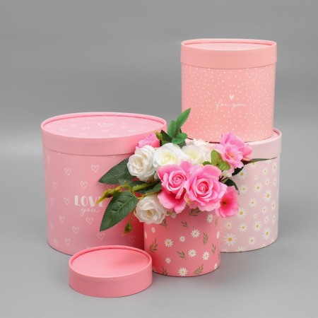 Set of hats 4 in 1, gift packaging, “chamomile”, 12 x 12 - 20 x 20 cm-12