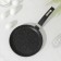 Pancake pan “granite Black” Induction Pro, D = 22 cm, plastic handle, anti -stick coating, black color