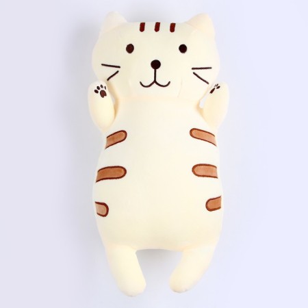 Soft toy "cat", 45 cm, beige color-4