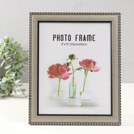 Photo frame plastic 20x25 cm "Tanzania" silver 28.9x23.9x1 cm
