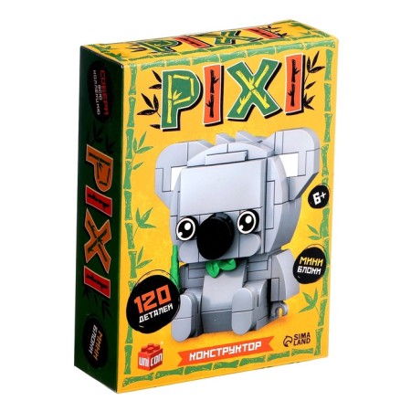 Designer "Pixi. Koala ", mini blocks, 120 parts-1