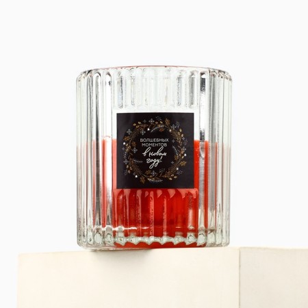 Interior candle "Magic moments", aroma jasmine, 7.5 x 8.6 cm-1