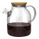 Hot teapot Fusion 02-120-02, filter spring, heat-resistant glass, 1200 ml