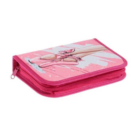 Penal 1 section 140 x 210 x 40 mm, folding pocket and cosmetic bag, fabric, calligrata topontent "Poins"-1