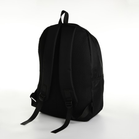 Youth backpack with lightning, 4 pockets, black/red color-3