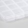 Casket Plastic for trifles "rectangular" 24 compartments 18.8x13x1.7 cm
