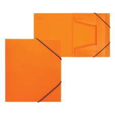 Elastic band A5, 500 μm, Calligrata, spine 30 mm, neon, orange