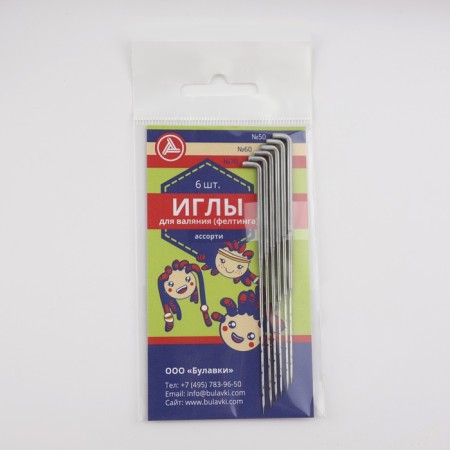 Packs for felting/felting "Assorted", 6 pcs-2