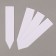 Garden tags for marking, 10 cm, set 20 pcs., Plastic, white, Greengo