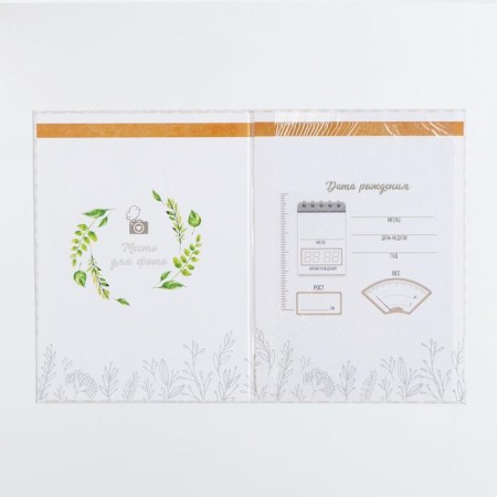 Folder for the birth certificate "Bear", A4-2