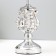Pavier table lamp "Pavliy" E27 40W chrome 26x26x44cm Risalux