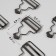 Floor for overalls, 38 mm, 10 pcs, black nickel color