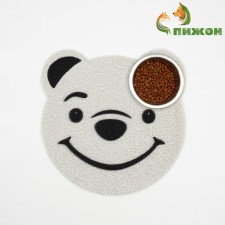 2-in-1 rug for a bowl/toilet for animals 