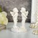 Souvenir Polystone "Angels Kiss on the Heart" set 2 pcs 6x4x3.5 cm