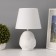 Hand lamp with lampshade Risalux "Arizona", 1 × 40 W, E27, White, 20 × 20 × 32 cm
