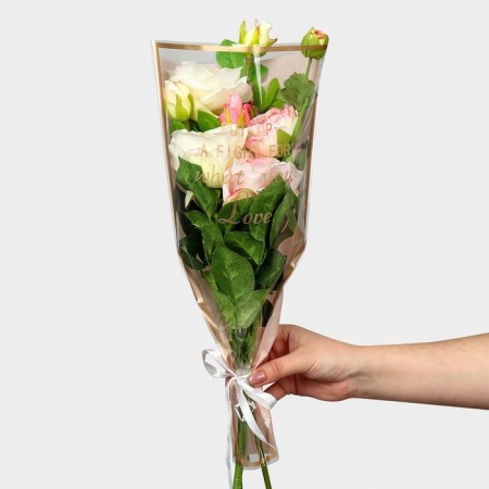 Package for flowers "The most beautiful", powder, 28 x 9 x 43.5 cm-4