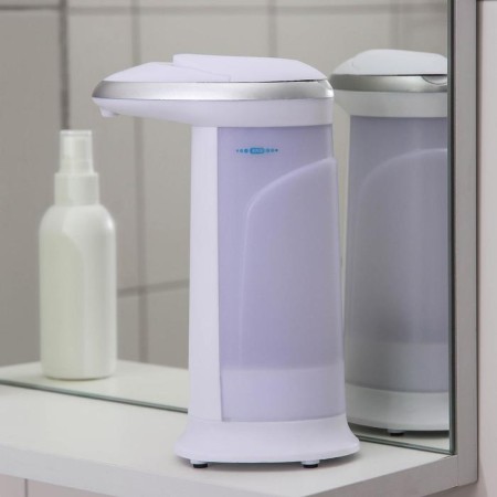 Dispenser for antiseptic/liquid soap touch, 380 ml, on batteries, white color-4