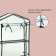 Greenhouse-stella 2 shelves (mesh) 69*22*93 cm, PVC film, met. Pipe D-12 mm