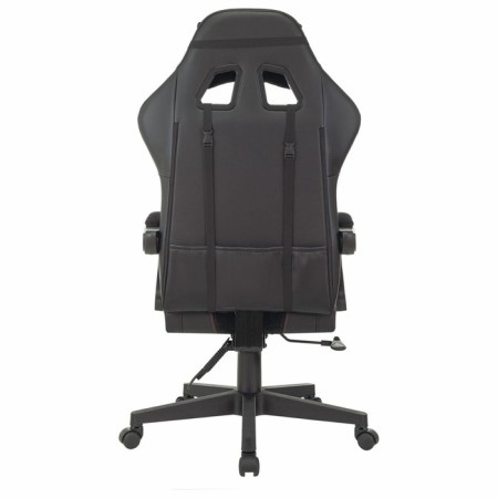 Playing armchair Brabix Striker GM-121, synchromechanism, 2 pillows, eco-leather/velor, black-4