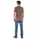 Male T -shirt "Chegovara", size 44, color brown melange