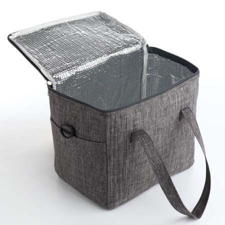 Thermal -mosquito with zipper, external pocket, 10 l, color gray color-2