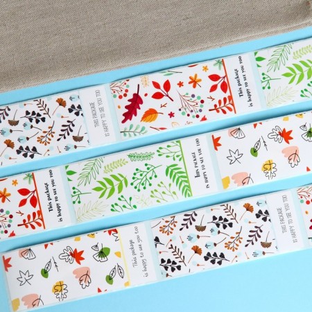 Stickers in the roll "Flower mood", 200 pcs, 4 x 10 cm-1