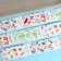 Stickers in the roll "Flower mood", 200 pcs, 4 x 10 cm