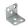 Furniture corner, 30x30 mm, zinc, in packaging 100 pcs.