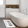 Bathroom mat Ethel Natural Print 50x80 cm, 100% p/e, velor