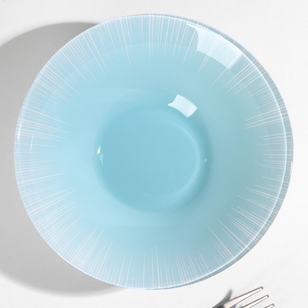 Glass salad -glass "Focus", 500 ml, d = 16 cm, blue color-1