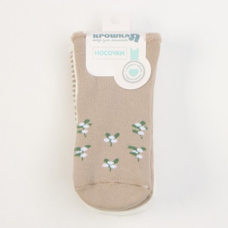 Terry sock set 3 pairs of crumb I Flowers 8-10 cm-4