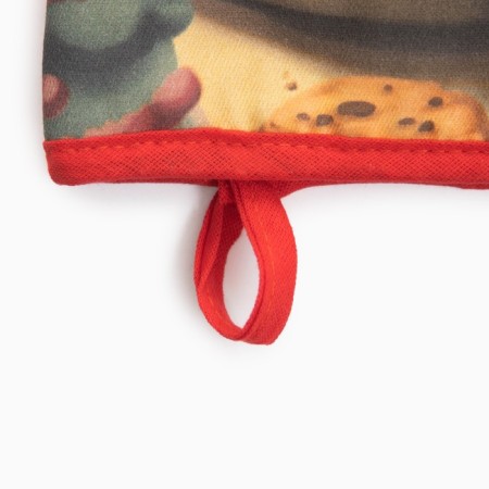 Set of kitchen. Ethel SOOKies mittens 15x28cm, 19x19cm tack, 100%HL-3
