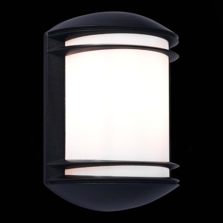 Street wall lamp ST LUCE. SL076.401.01. Agio. 1x60 W, E27, 18x25 cm, black color-1