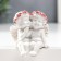 Polystone souvenir "Snow -white angels in pink wreaths, they have mercy" 6x5.5x4 cm